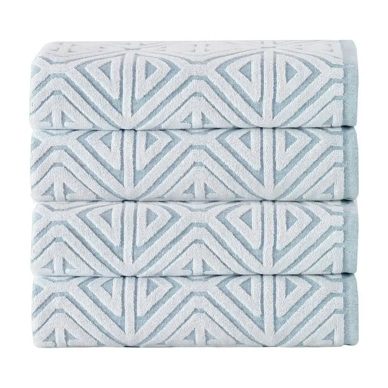 

- Glamour Bath Towels - 4 Piece Bath Towels, long staple Turkish towel - Quick Dry, Soft, Absorbent Paper towels Toalla microfib