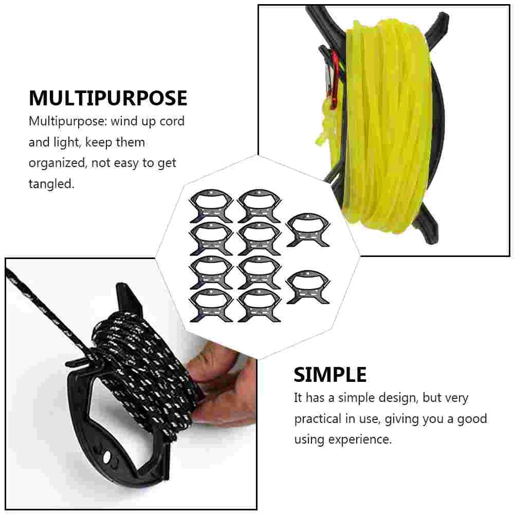 

10pcs Cord Winder Wire Storage And Winding Cord Storage Reel Line Winder