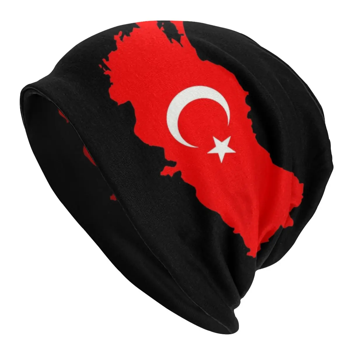 

Unisex Bonnet Winter Warm Knitting Hat Women Men Turkey Flag Map Skullies Beanies Caps Adult Turkish Beanie Hats Outdoor Ski Cap