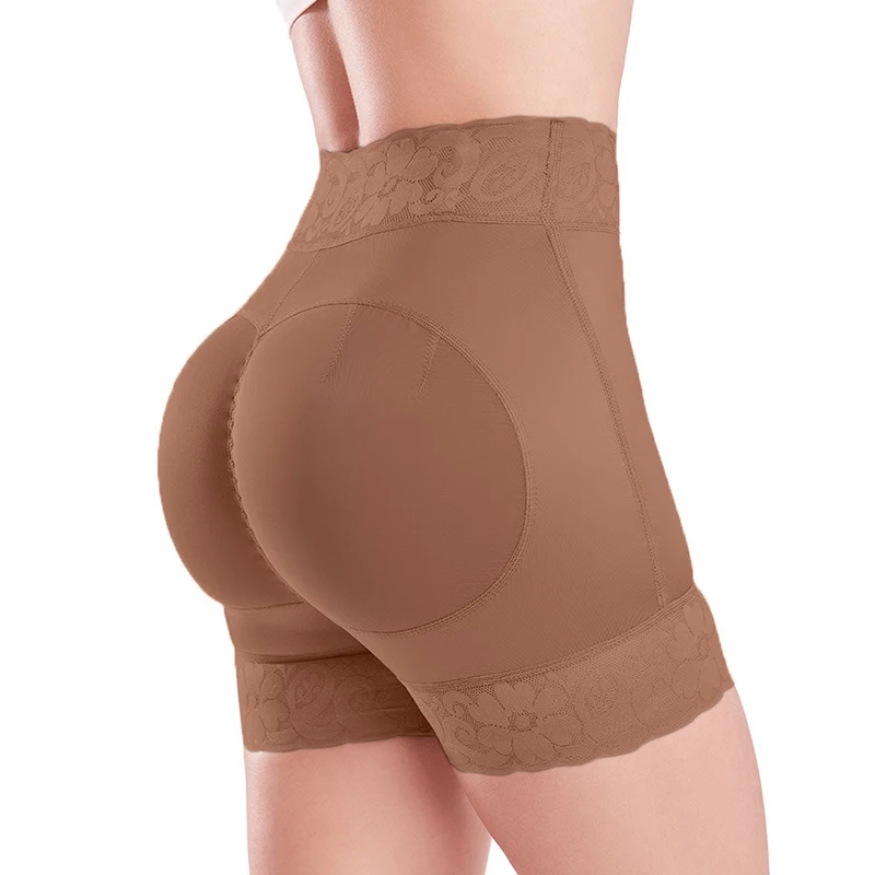 Fajas Colombianas High Waisted Hip Enhancer Panties Short Butt Lifter Body Shaper Tummy Control Waist Trainer Pads Seamless