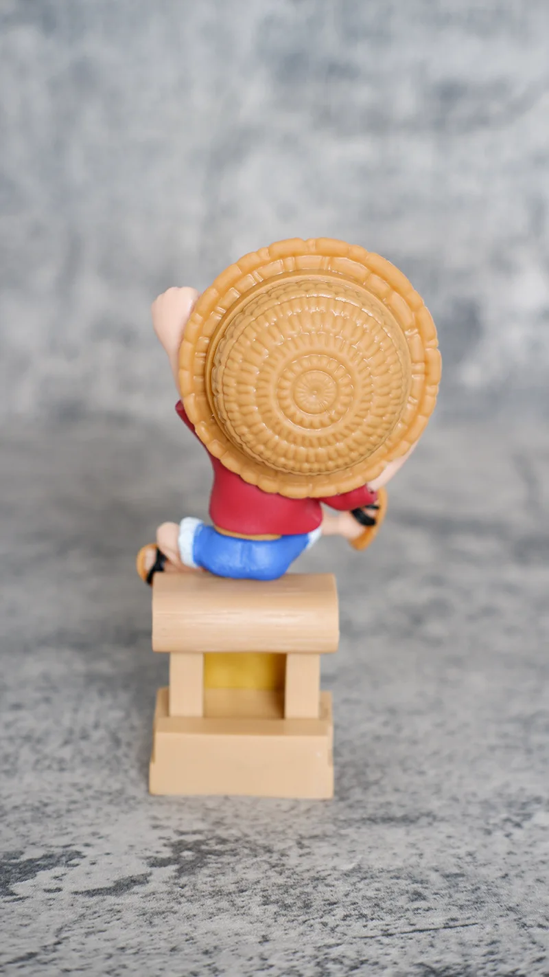 Kawaii Anime One Piece Луффи Ророноа Зоро Санджи с тысячей солнечных лодок ПВХ Фигурка