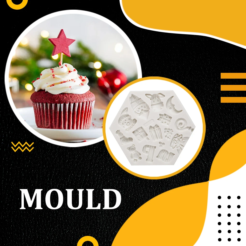 

Форма для помадки, кухонная антипригарная форма для выпечки глины, мультяшное украшение торта, рукоделие, пищевая посуда для выпечки, много...