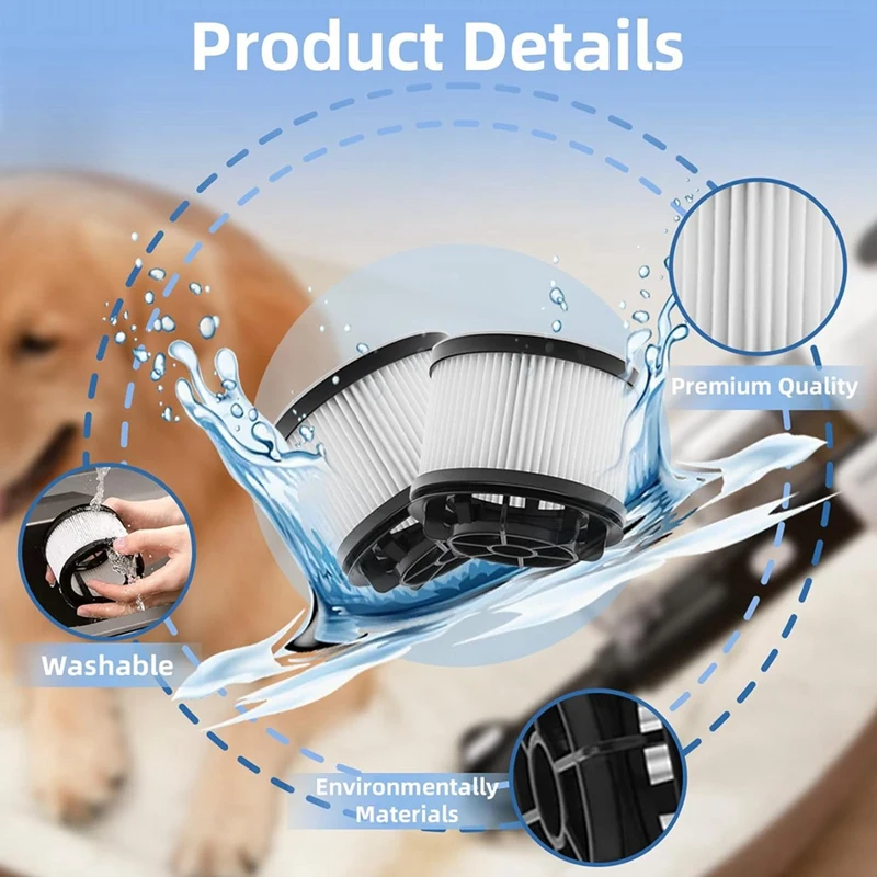 Сменные фильтры для пылесоса Levoit детали 6 пенных фильтров предварительного