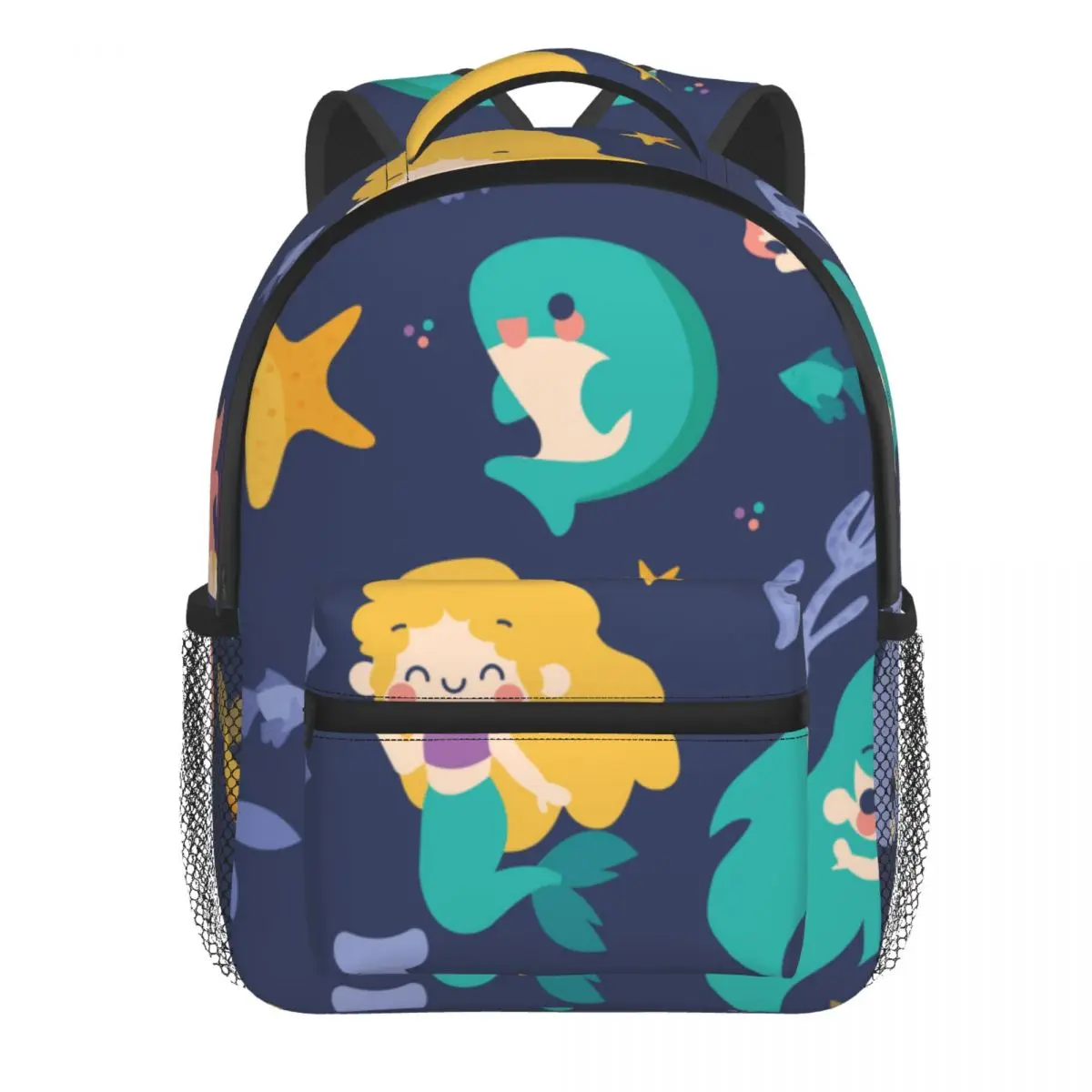 Hand Drawn Mermaid Baby Backpack Kindergarten Schoolbag Kids Children School Bag