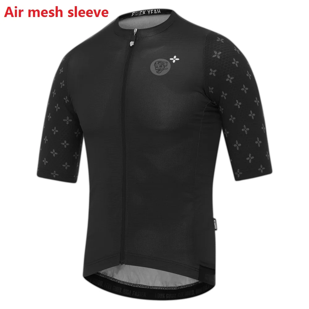 

ATTAQUER Short sleeve cycling jersey Air mesh sleeved cycle shirt Super breathing bike riding clothing Ademend fietsshirt
