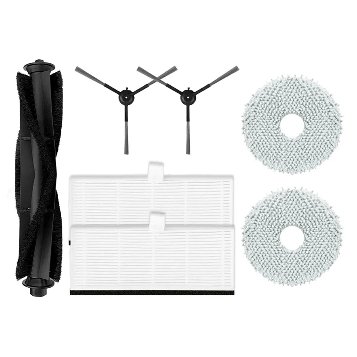 7 шт. для робота-пылесоса Proscenic M9 запасные части основная боковая щетка фильтр Hepa