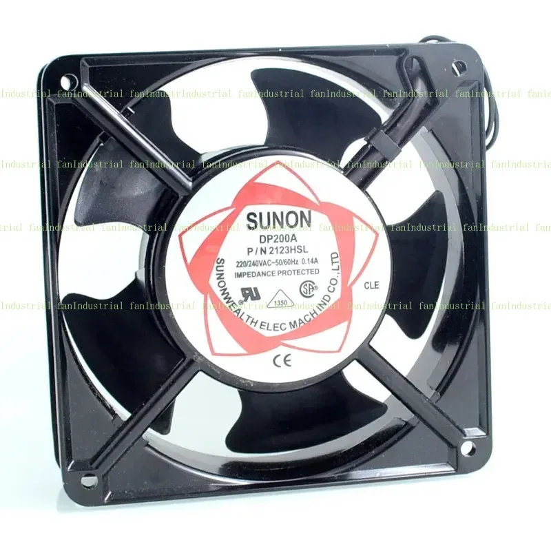 Фото Y SUNON Вентилятор охлаждения DP200A P/N2123HSL 1238 12 см 12038 120*120*38 мм 220 В тип провода №1