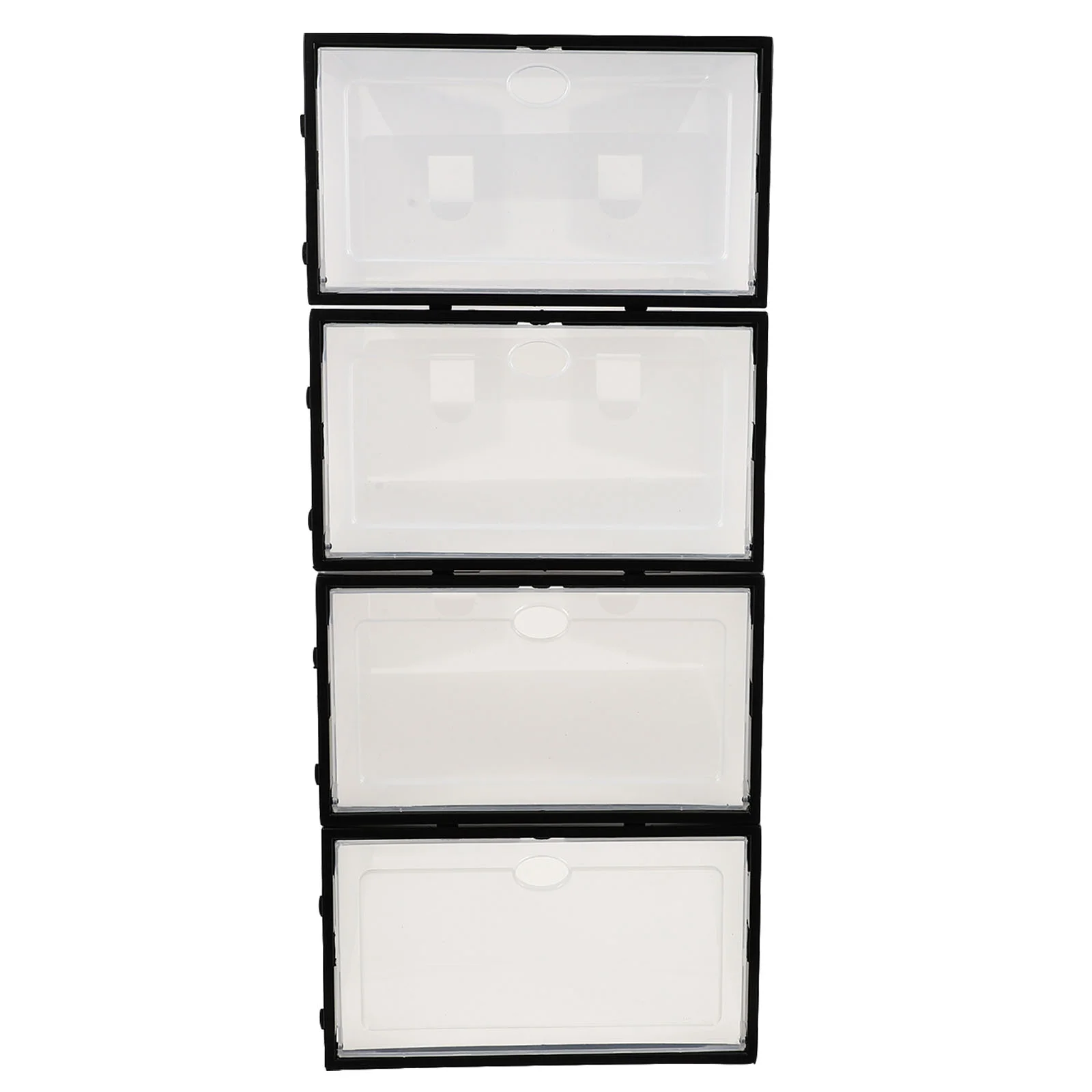 

4 Pcs Shoe Box Dustproof Shoes Holder Case Waterproof Storage Container Plastic Drawer Organizer Convenient Sports