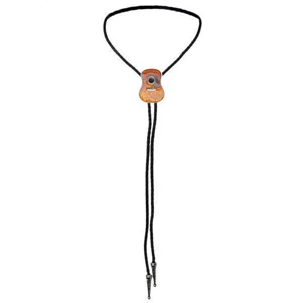 

2x Мужская рубашка с галстук в западном стиле воротником, чокер с из искусственной кожи, плетеные гитарные шаровые Галстуки