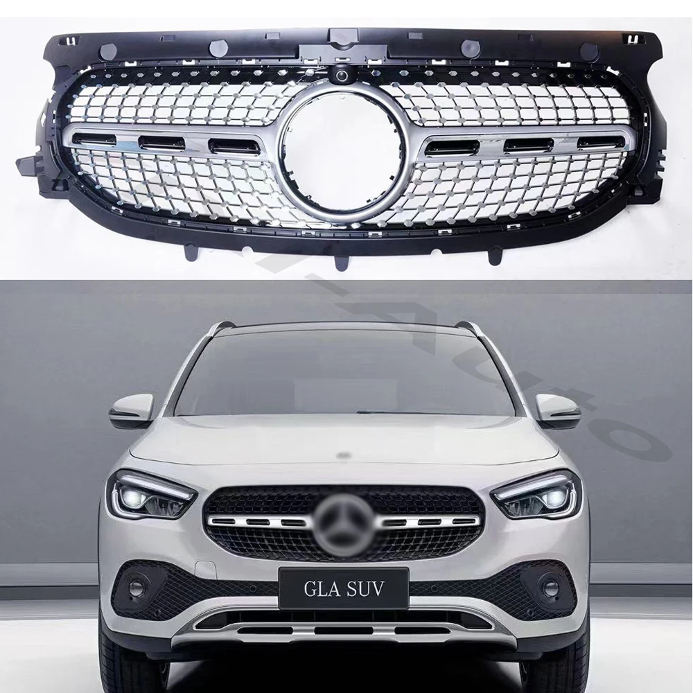 

1 шт., передняя решетка вентиляционного отверстия для Mercedes GLA H247 2020 2021 2022 2023