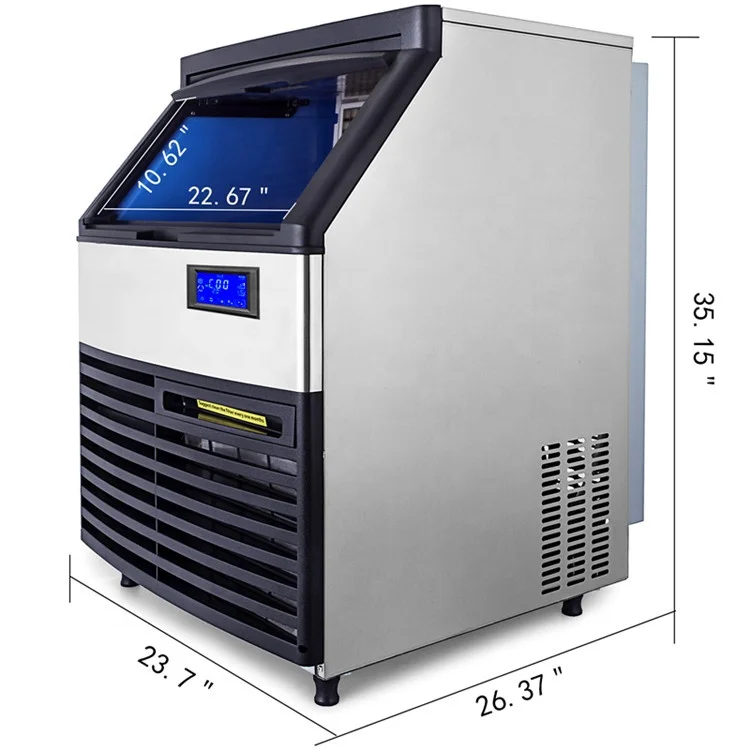 Коммерческая машина для производства льда автоматическая кубиков 120 кг 265 фунтов