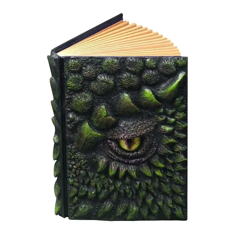 

A5 Size High-Quality Creativity Resin Cover Notebook Hand Account Book Art 3D Dragon Relief Diary Book Stationery