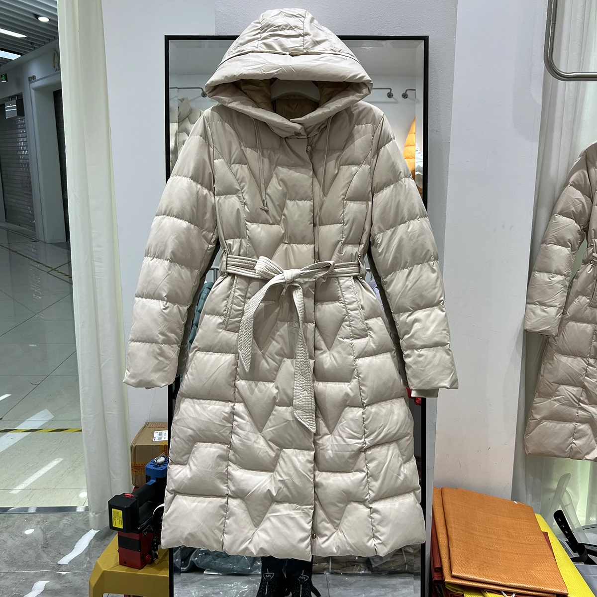

New Women Fashion Down Jacket Casual Style Autumn Winter Long Coats And Parkas Female Outwear