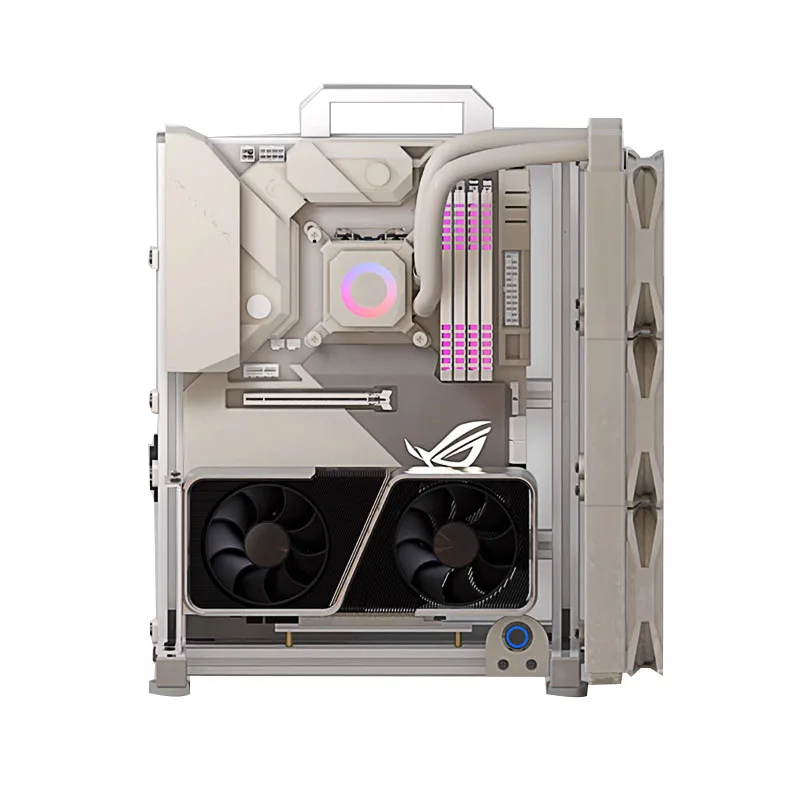Игровой шкаф с рамой для ПК, ITX MATX, открытая рама для ПК, настольный компьютер для самостоятельной сборки, корпус с водяным охлаждением ATX