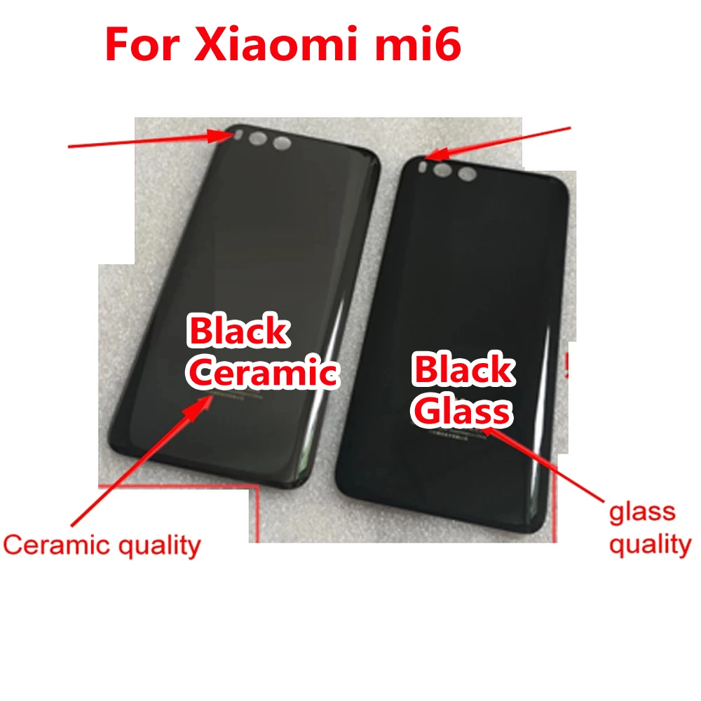 Оригинальный керамический чехол для аккумуляторной батареи LTPro Xiaomi 6 Mi6 M6 Mi Задняя