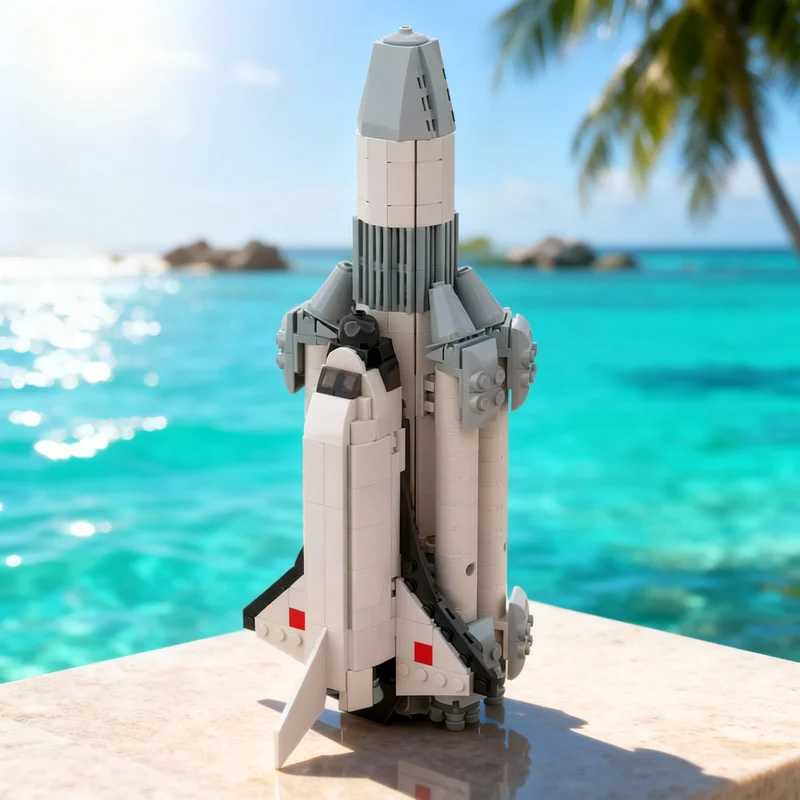 Фото Набор для сборки модели космического корабля «Буран-1» (623 детали), конструктор MOC, развивающая игрушка для детей, подарок на День рождения и Рождество №1