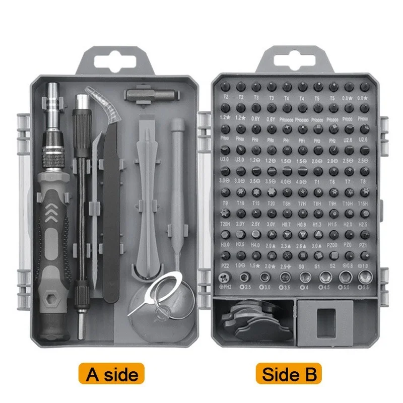 

115 in 1 Screwdriver Set Screwdriver Bit Multi-function Precision Mobile Phone Repair Device Hand Tools Screwdriver Set Torx Hex