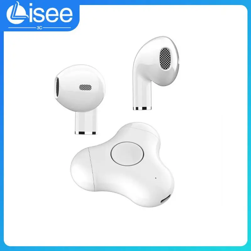 

With Mic Tws Headsets Bluetooth-compatible Waterproof Sport Earbuds Mini Fingertip Rotatable Wireless Earphone Android Ios Tws