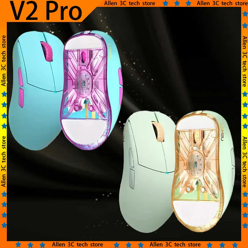 Оригинальная беспроводная мышь LAMZU Atlantis OG V2 PRO Двухрежимная Скандинавская 52840 4