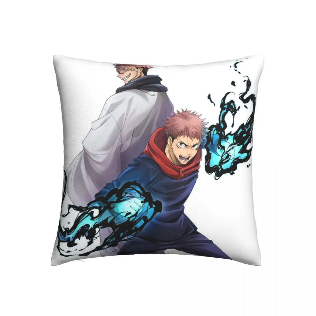 

Yuji Itadori Throw Pillow Case Jujutsu Kaisen Anime Short Plus Cushion Covers Home Sofa Chair Decorative Backpack