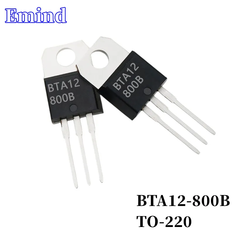 5 шт. BTA12-800B BTA12 Тиристор TO-220 12A/800V DIP Triac большой чип