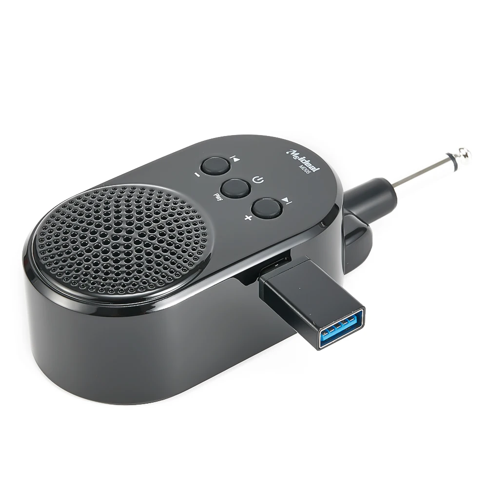 Мини-усилитель для мини-гитары 4 часа 5 Вт перезаряжаемый через USB черный