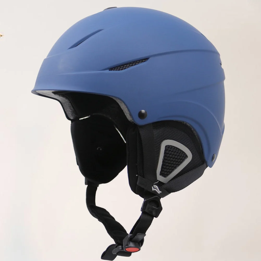 

Лыжный шлем, шлем для сноуборда, мужской скейтборда, лыжный защитный реквизит с регулятором (матовый синий, S/M, 56-59 см)