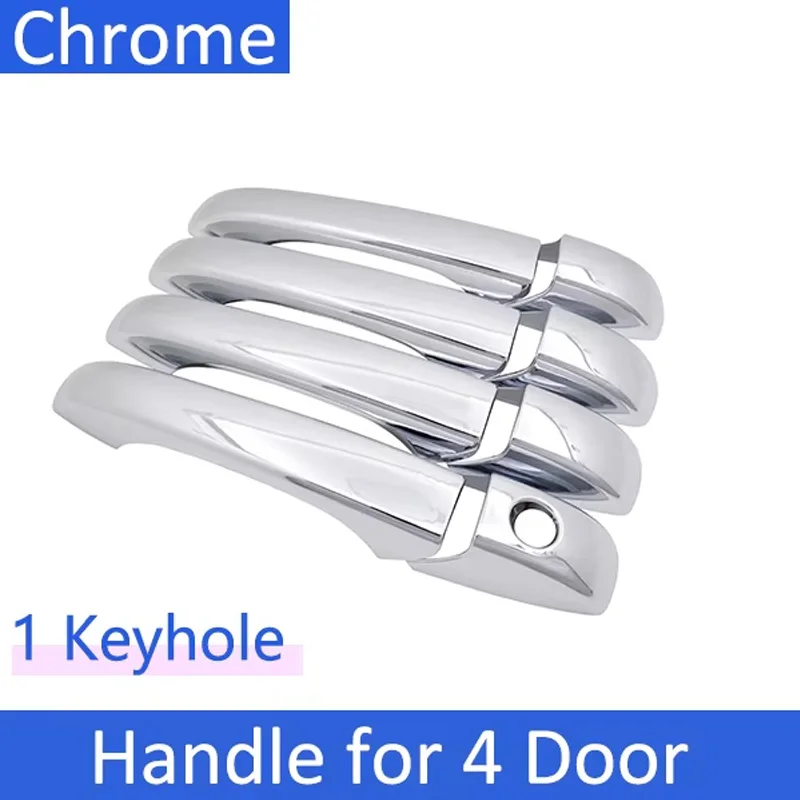 

Крышка дверной ручки для Chrysler Town & Country 2008 ~ 2016 Lancia Voyager Grand Chrome, внешняя стильная наклейка, автомобильные аксессуары 4X