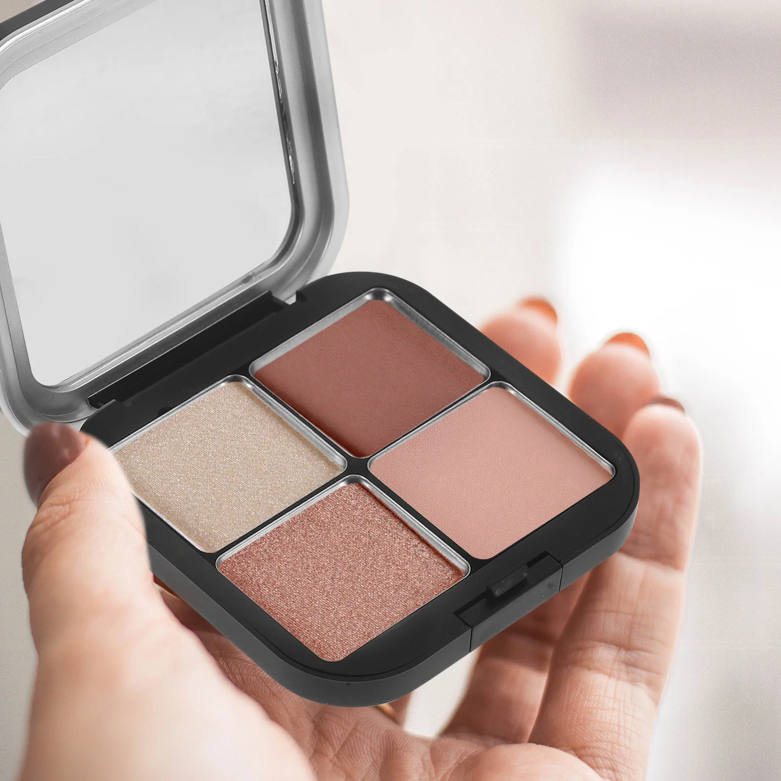 2 шт. коробка для теней век пудра дорожный контейнер пустые палитры румяна