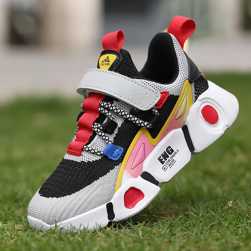 

2022 Spring Summer Children Shoes Boys Sports Walking Fashion Brand Casual Kids Sneaker Outdoor Training Breathable Running Shoe
