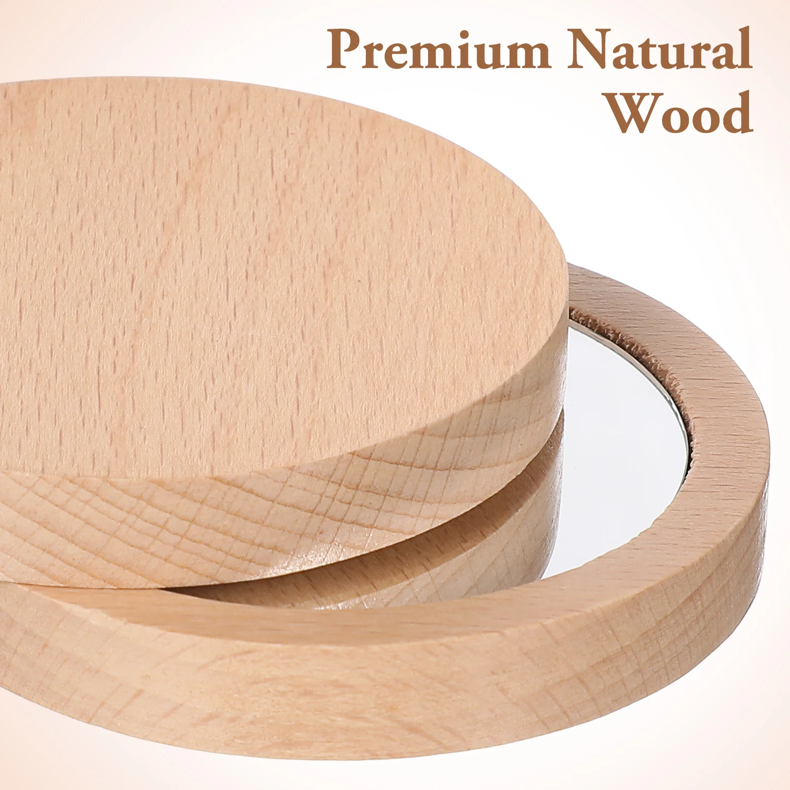 2 шт. мини-зеркало для макияжа 65 см 75 круглое портативное карманное зеркало