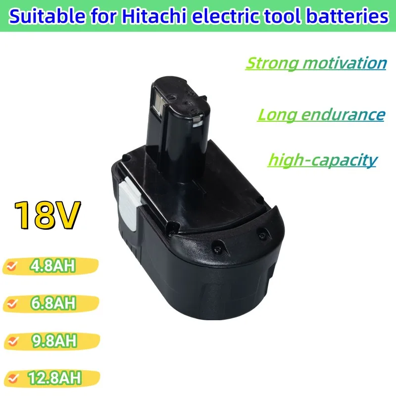 Аккумулятор для дрели 18 в 4,8/6,8/9,8/Ач подходит для Hitachi BCL1815 BCL1830 BCL1840