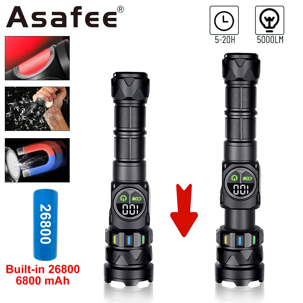 

Amanfire LS07 Телескопический Зум Фонарик 50Вт 5000Lm