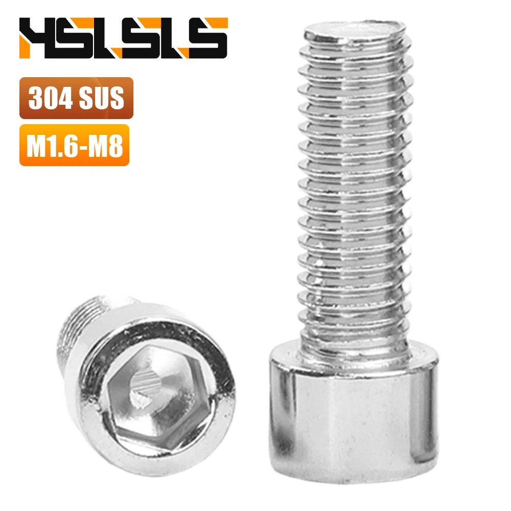 

Болты с шестигранной головкой из нержавеющей стали hslsls M1.6 M2 M2.5 M3 M4 M5 M6 M8
