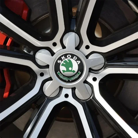 4 шт. 56 мм чехол на ступицу колеса автомобиля значок наклейки для Skoda Octavia MK2 MK1 2 3 A5 A7 A8 Fabia Karoq Superb Rapid Kamiq