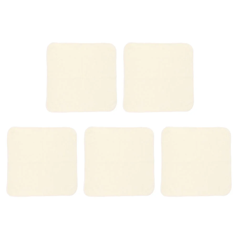

5pcs Newborns Baby Washcloth Absorbent Saliva Towel Washable Wipe Towels
