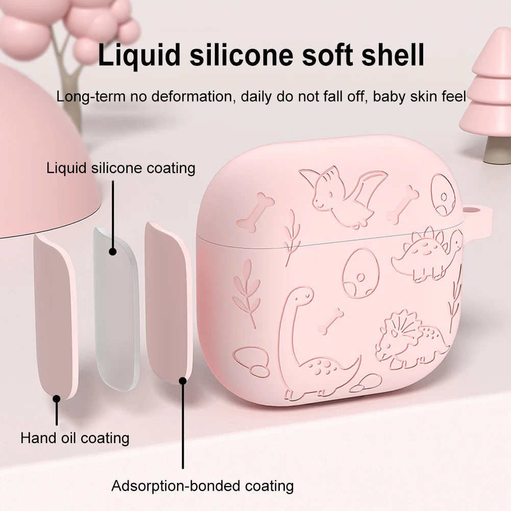 Силиконовый защитный чехол для Apple Airpods 4-го поколения