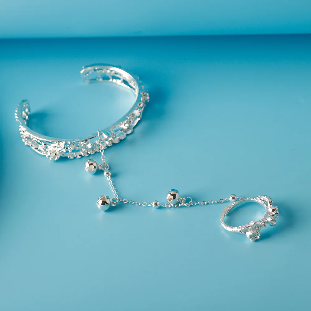 TGCF аниме косплей браслет-кольцо с Jinglei Bell регулируемые металлические украшения