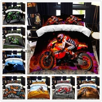 motorcycle rider bed duvet cover set queen calico twin size comforter bedding set single complete set