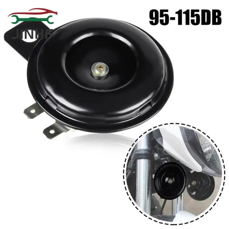 

12V Waterproof Electric Bike Horn Electronic Loud Trumpet 12V Pure Copper Coils General Iron Motorcycle Scooter