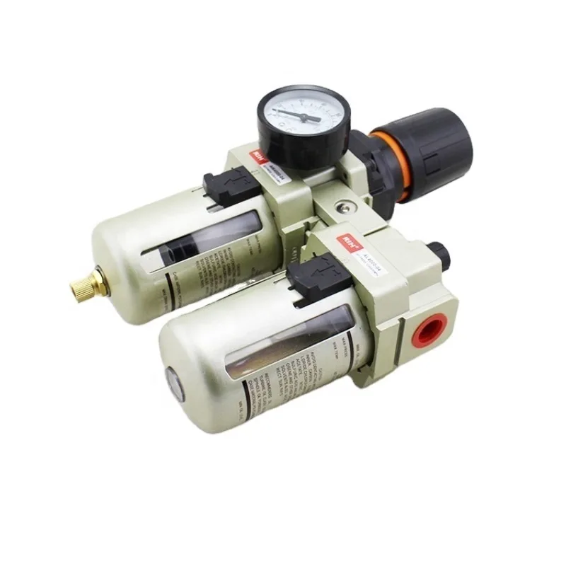 

AC4010-04 SMC type air source treatment unit,1/2 inch pneumatic filter regulator lubricator FRL two union