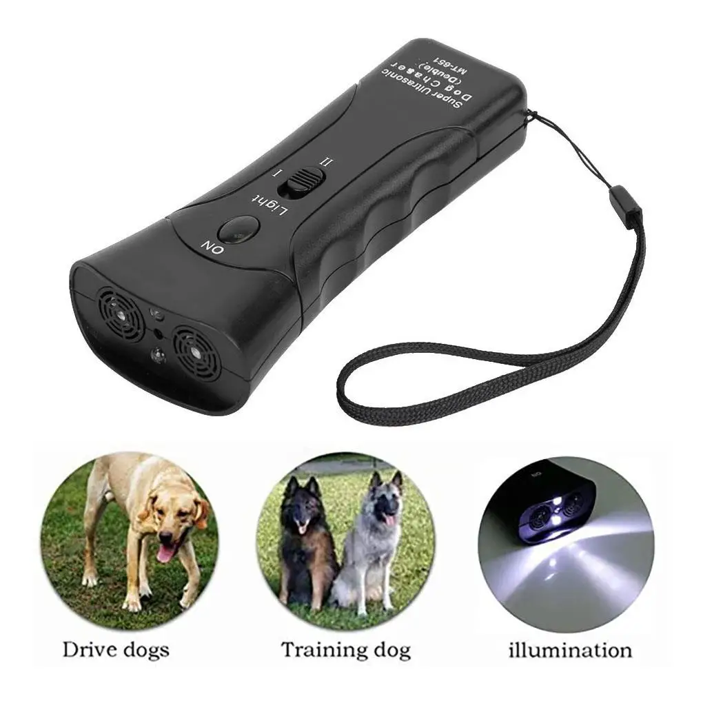 

Dog Repeller Sonic Hand Held Pet Control Trainer Animal Barking Pet Training Device for Outdoor