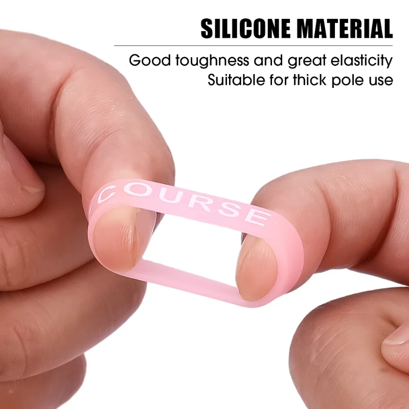 10 шт. силиконовая ручка для удочки противоскользящая О-образная круглая
