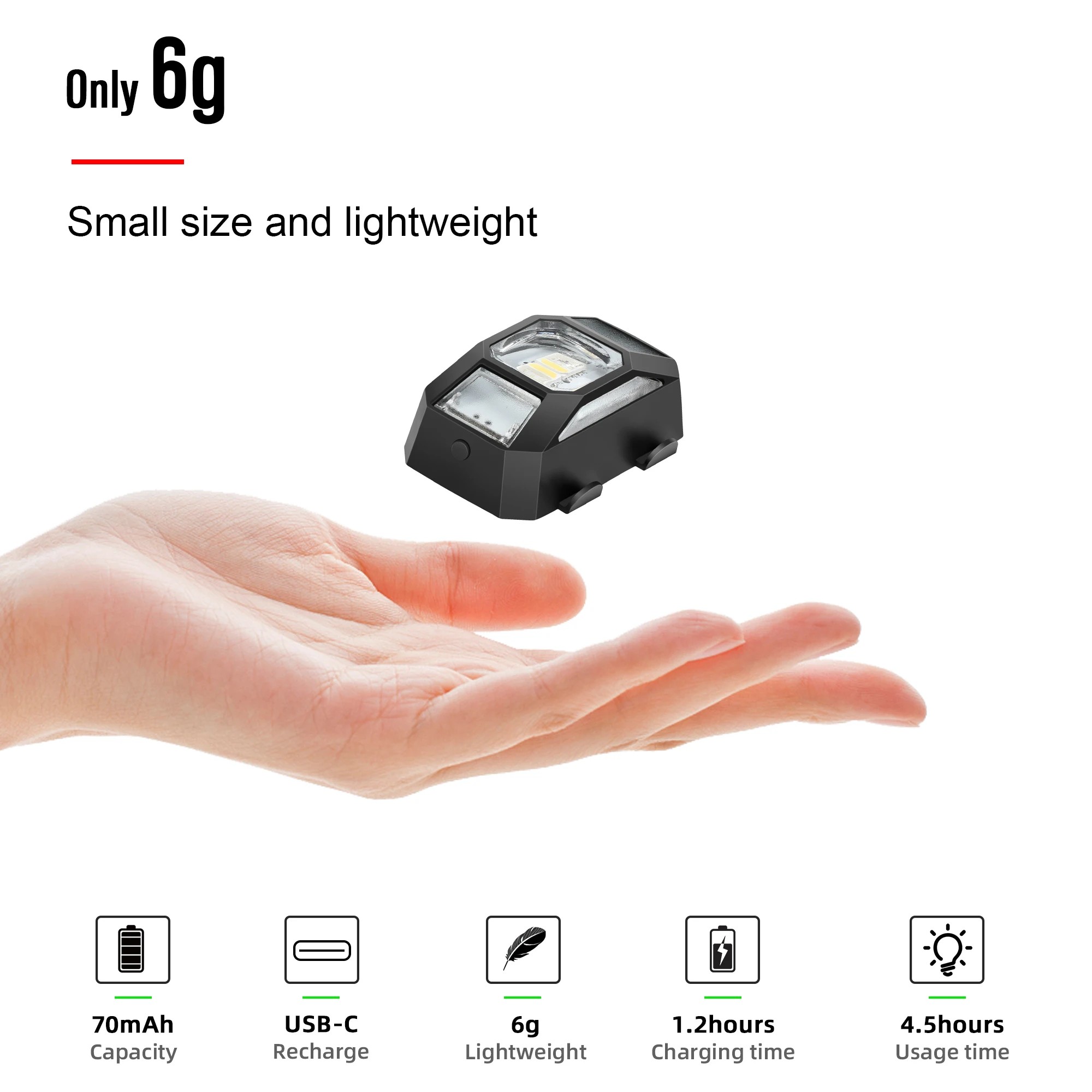 STARTRC стробоскопическая мигающая лампа для дрона DJI Mavic 3 Pro/Mini 4 pro/Mini 4K/Avata 2 ночные