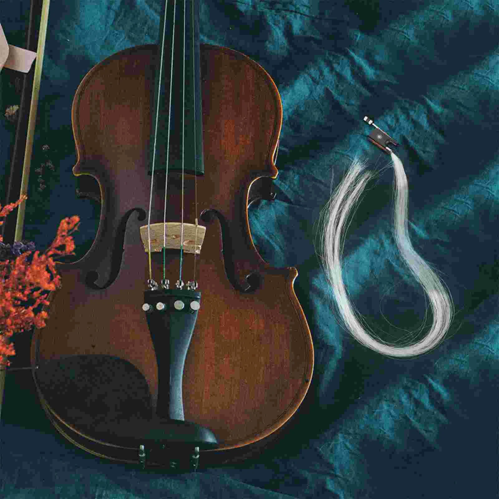 

Premium Convenient Practical Creative Unique Violin Supplies Violin Bow Hair for Violin