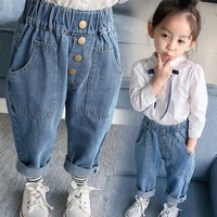 girl leggings kids baby%c2%a0long jean pants trousers 2022 slim spring autumn toddler outwear cotton comfortable children clothing