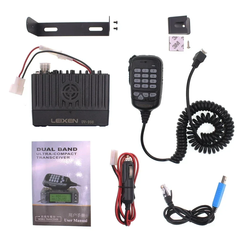 Радиостанция LEIXEN UV-998 25W, двухдиапазонная 144430 МГц, автомобильная, для любительской связи, улучшенная версия VV-898S, двухсторонняя связь. (art.: 3920d95b2f4b5) - 3920d95b2f4b5