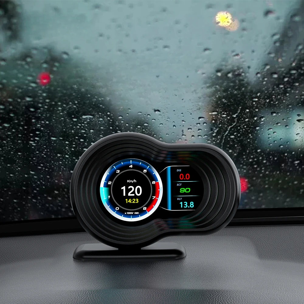 

Digital Speedometer Car OBD2 Intelligent Car Computer Gauge Alarm Water Temperature Gauge Oil Temperature Gauge