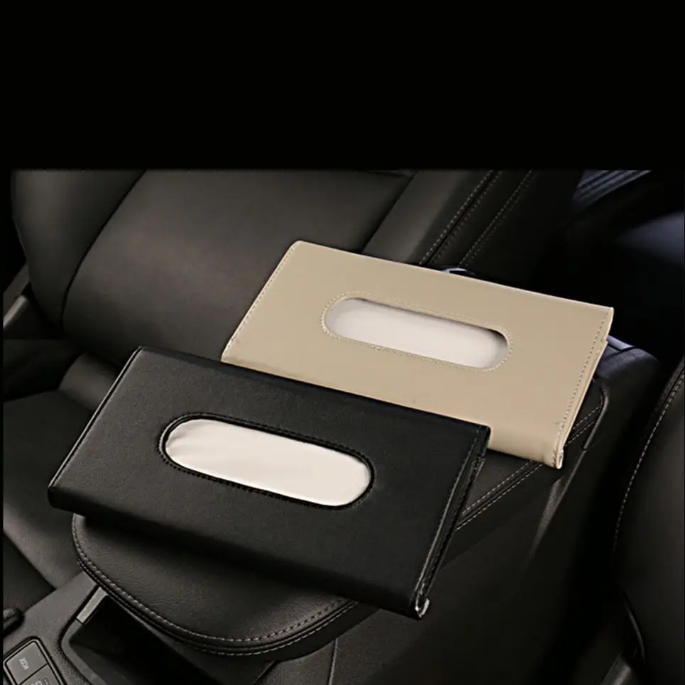 

Автомобильная коробка для салфеток, кожаный держатель для бумаги, задняя крышка сиденья, коробка для салфеток, чехол, контейнер для салфеток, органайзер, держатель, сумка для хранения в салоне автомобиля