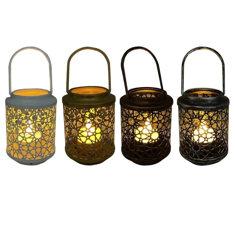 

Подсвечник из кованого железа с ручкой, украшение для обеденного стола в ресторане